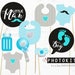 It's a BOY Photo Booth Props / Babyshower Photoprops - Etsy