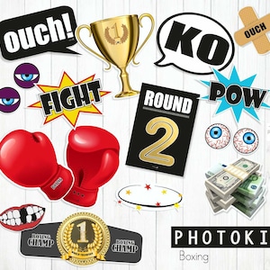 Accesorios para fotos Boxeo/instant download