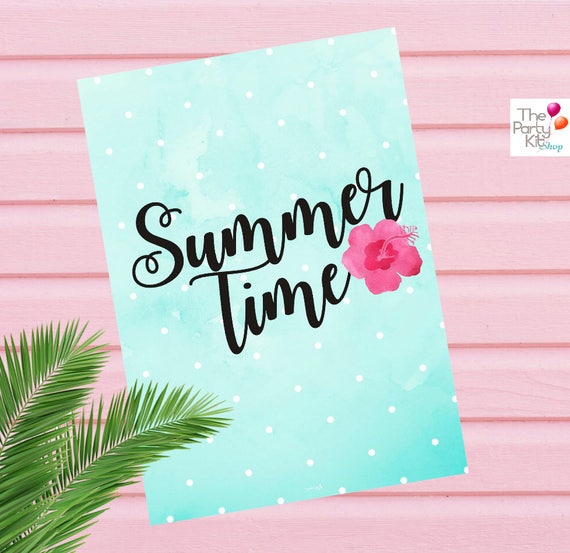 Summer Printable Wall Art / INSTANT DOWNLOAD | Etsy