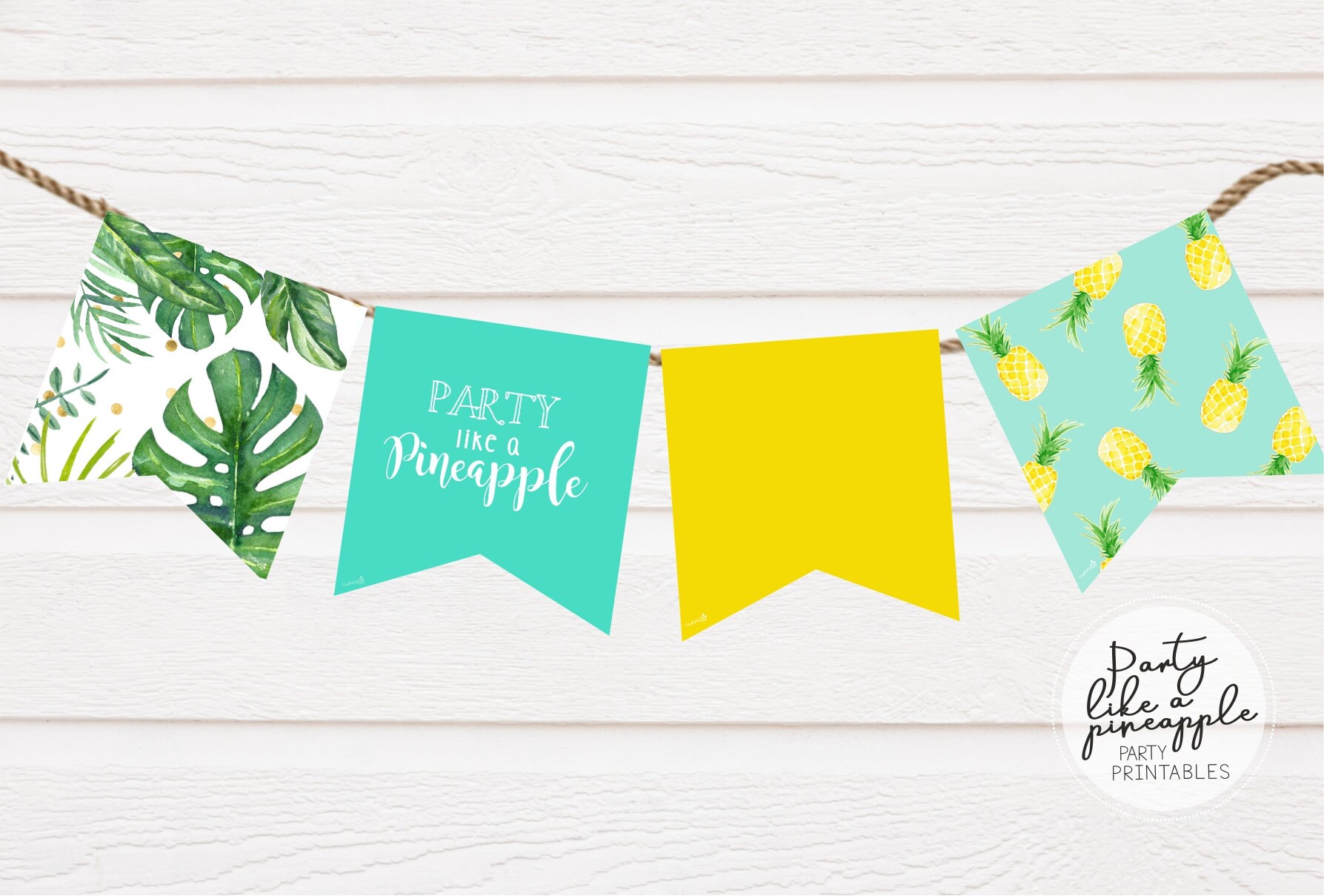 Party like a pineapple party printables SUPER VALUE PACK / | Etsy