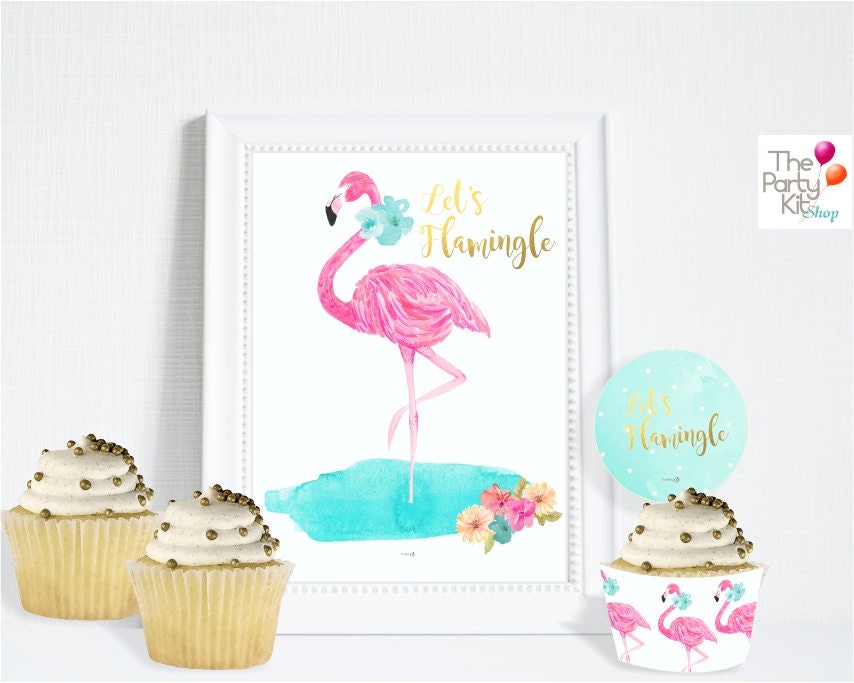 Flamingo Printable Party Pack/ INSTANT DOWNLOAD - Etsy