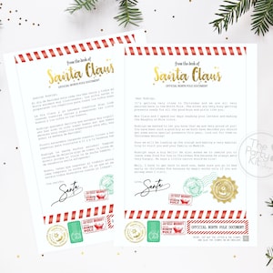 customized Santa's Letter / Digital printable