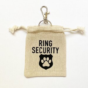 ANY STYLE/COLOUR Dog Wedding Ring Bag Pouch Holder Personalised Ring ...