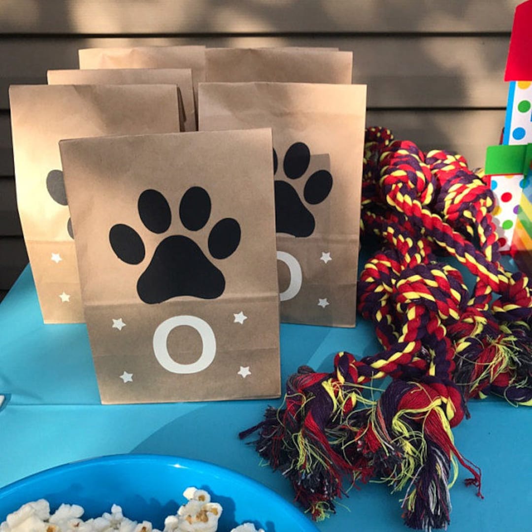 Dog Party Bag Personalized Personalised Custom Dog Cat Favor Etsy UK