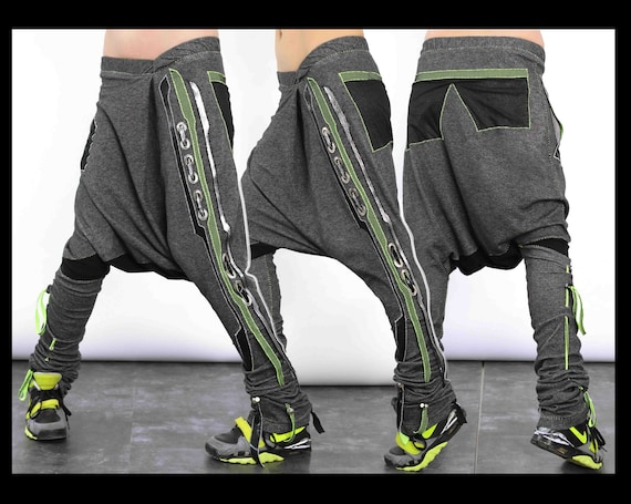 2002AW Y’s sweat sarouel easy pants Asymmetric Harem Pants/ Sarouel, Sweat Pants, Track Pants