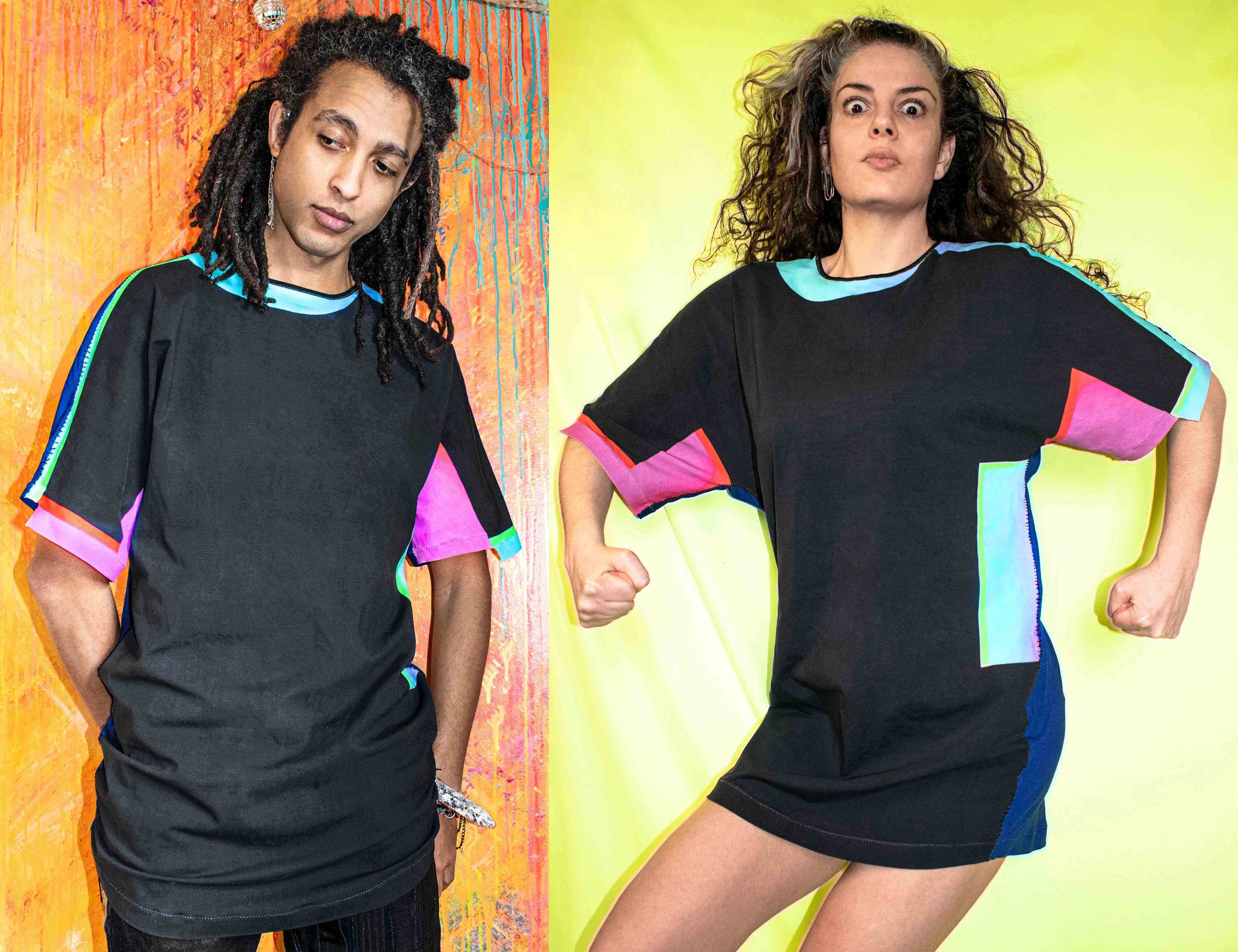 manifestation Skuldre på skuldrene Excel Graphic Oversized T Shirt Dress Digital Printed Hip Hop - Etsy