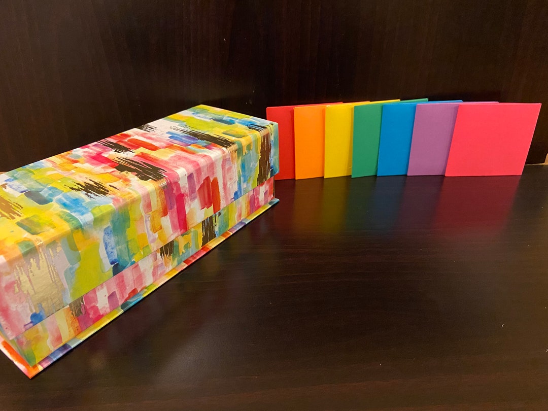 100 Envelope Challenge Kit-plastic Box Assorted Colors - Etsy