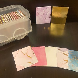 100 Envelope Challenge Kit-Plastic Box-gender neutral