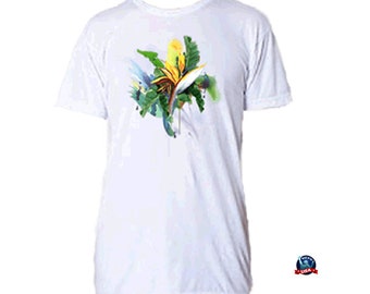 Cornucopia 100% combed cotton T-shirt derived from an original watercolor painting by Kathy Baumann
