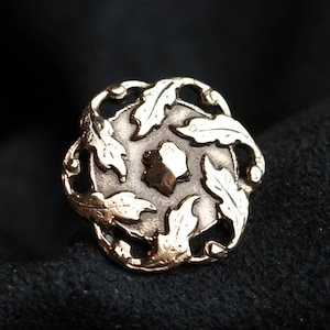 Morgane - Handgemaakte bronzen ring - Fee - Arthur - Merlijn - Brocéliande - De ronde tafel