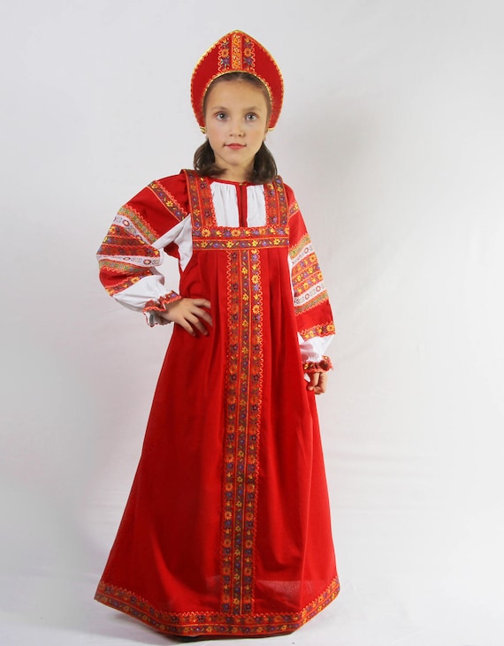 SALE 20% ready to ship Russian traditional dress Dunyasha | Etsy