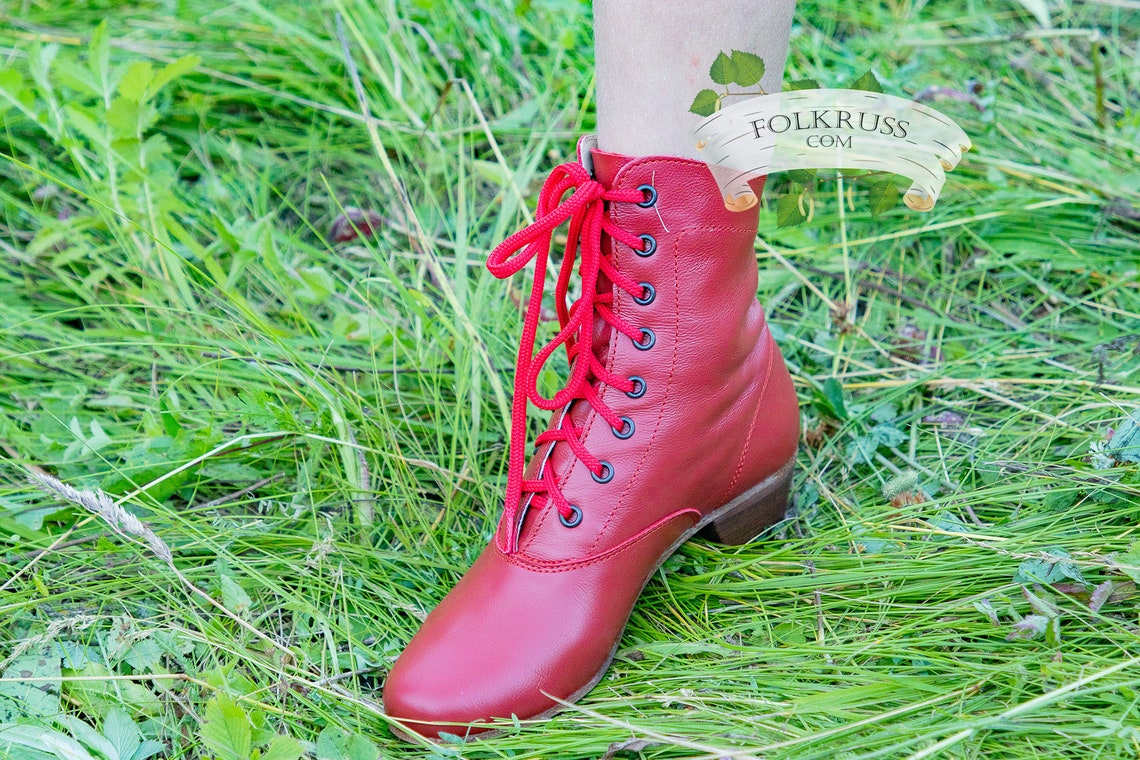 Woman Russian Dance Cossack Shoes Kadrille Cossack boots Etsy