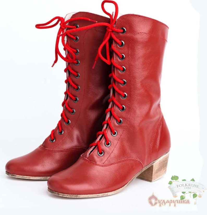 Woman Russian Dance Cossack Shoes Kadrille Cossack boots Etsy