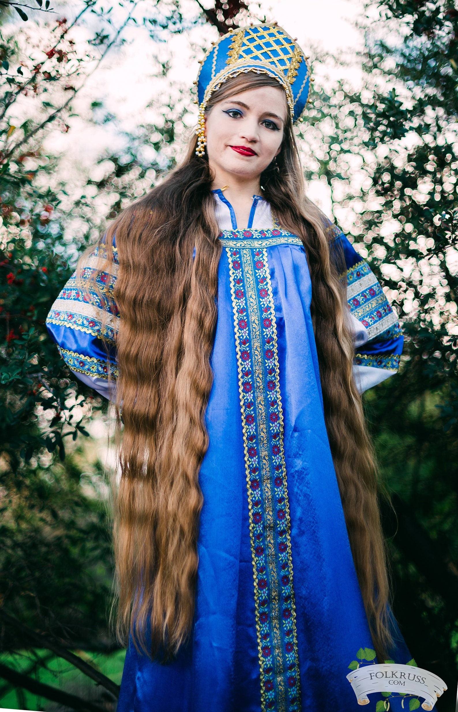 Vestido de seda eslavo tradicional ruso vasilisa para mujer etsy