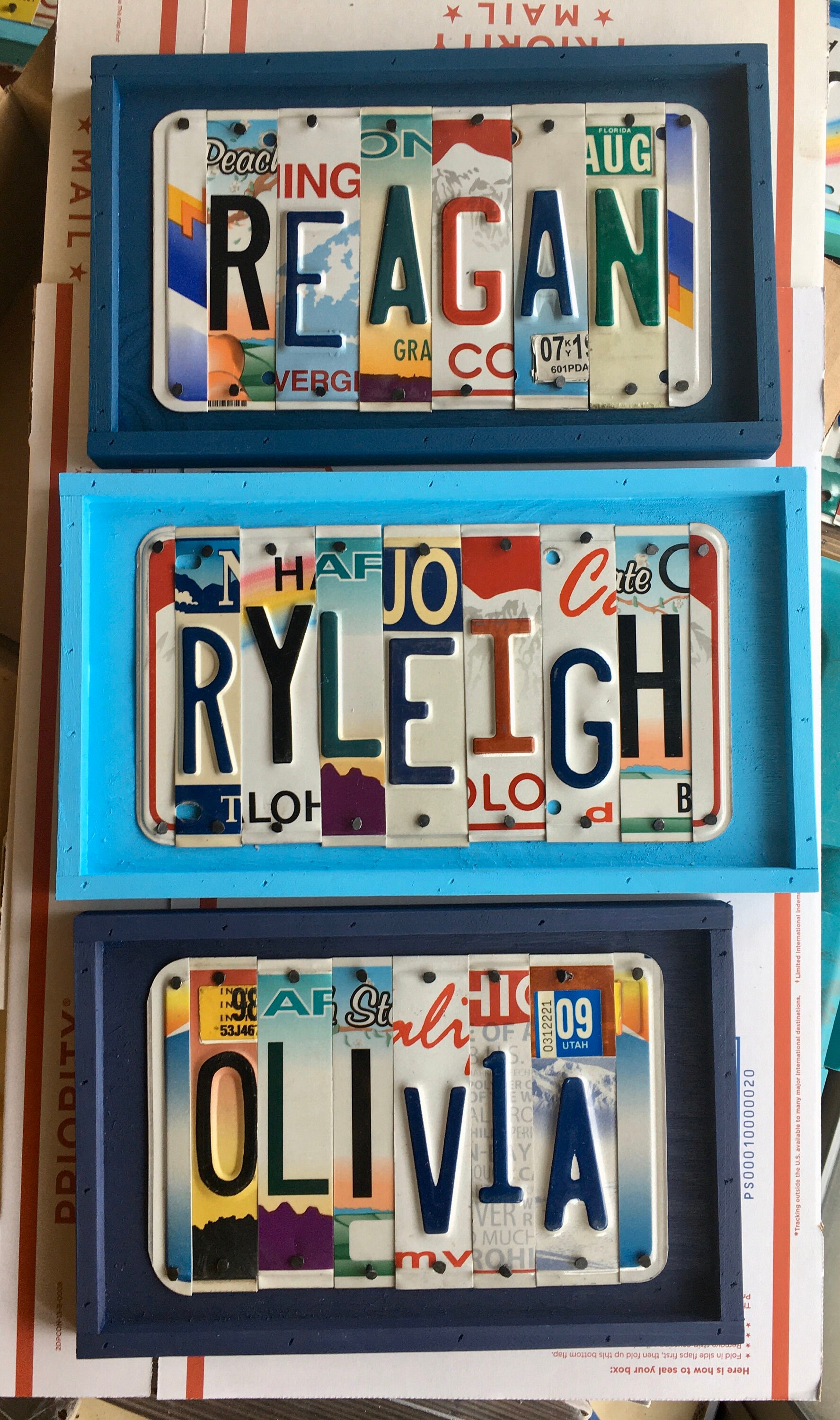 Custom sign license plate signs unique one of a kind gift Etsy