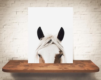 Fotografía de caballos - Impresión de bellas artes - Fotografía en color - Arte de pared equino - Decoración de pared - Imágenes de caballos - Decoración de granjas - Caballos