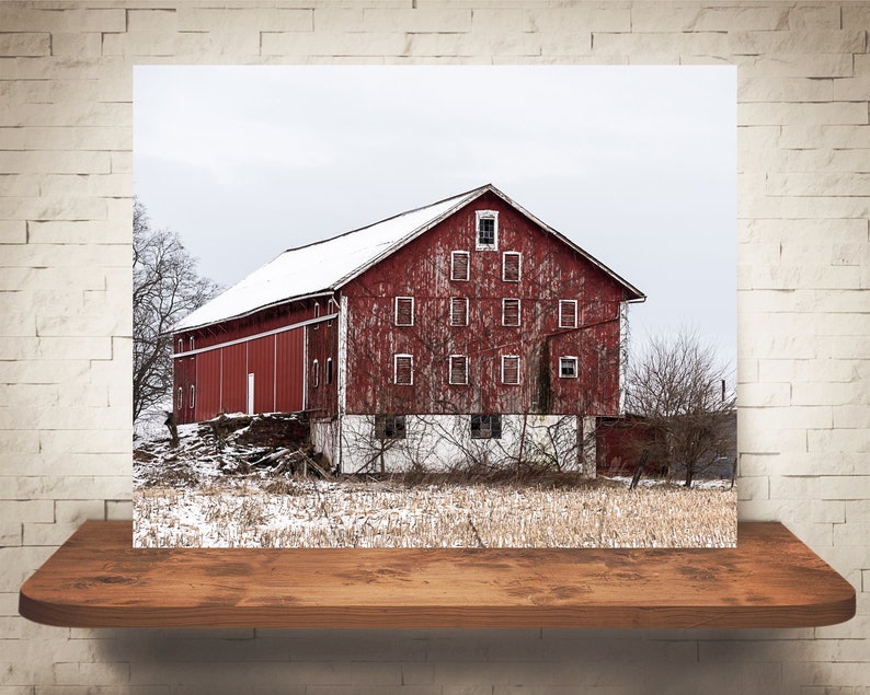 Red Barn Photograph - Fine Art Print - Color Photography - Wall Art ...