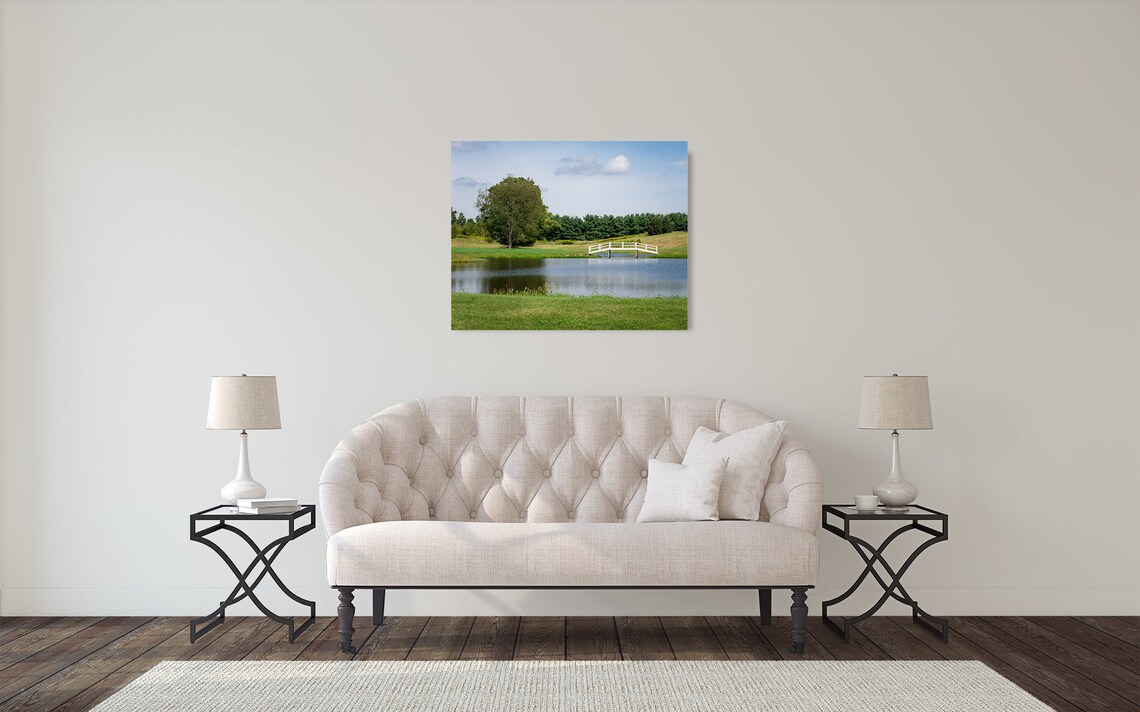 Lake Bridge Photograph Fine Art Print Wall Decor | Etsy