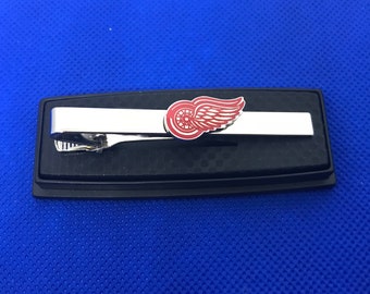 Detroit Tie Clip Etsy - detroit red wings tie clip hockey logo tie clasp gift idea tie bar handmade in the usa