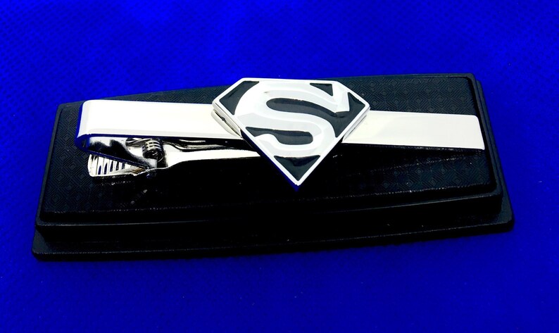 Superman tie clip gift idea tie clasp~Handmade in the USA~FAST Shipping from the USA new
