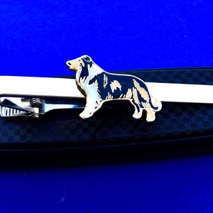 Tieclip with graphics Men Jewelry with dogs Gift for Men Tie clasp with chain Labrador Retriever Tie clip with a dog Sketch style dog