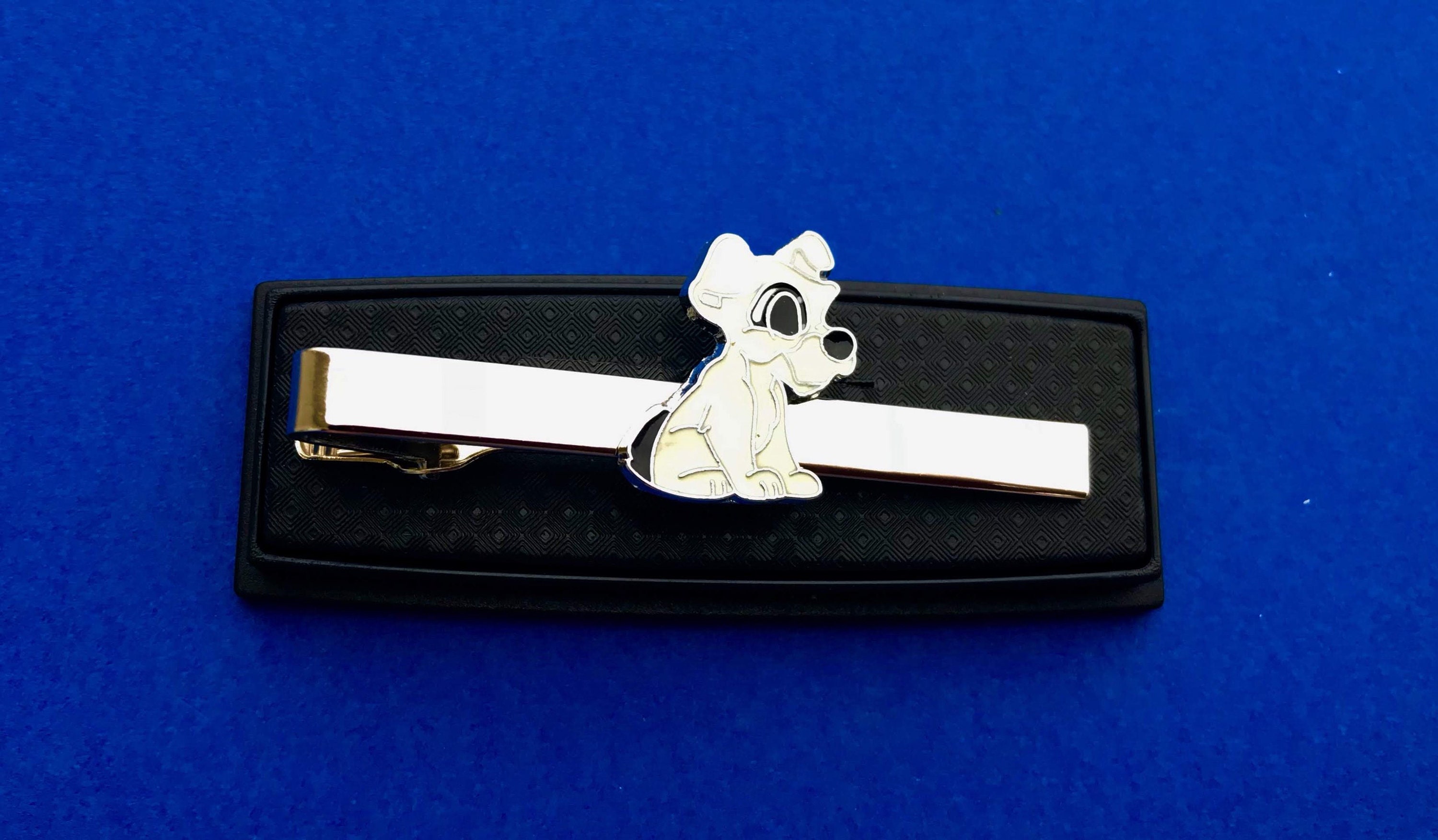 Dalmatian Geometric tie pin Clip with an Image of a Dog Elegant Dalmatian Geometric tie pin Clip with an Image of a Dog Elegant