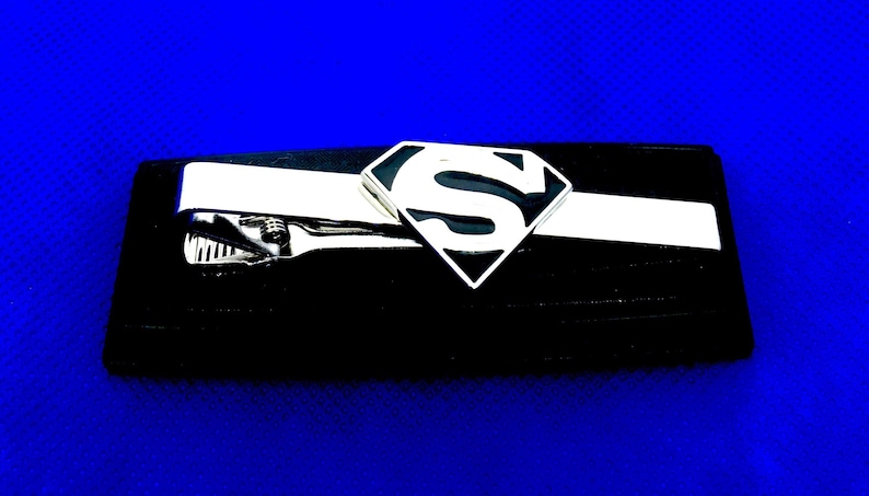 Superman tie clip gift idea tie clasp~Handmade in the USA~FAST Shipping from the USA new