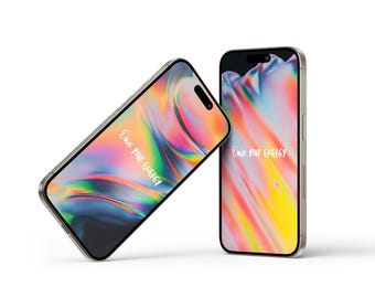 Own Your Energy iPhone wallpaper | Android Lockscreen | Abstract Homescreen | Luminous Abstract Background