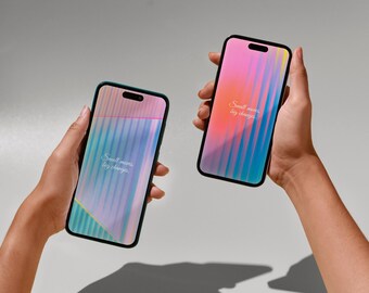 Small moves, big changes iPhone wallpaper | Android Lockscreen | Abstract Homescreen | Luminous Abstract Background