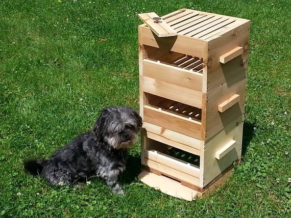 Warre Honey Bee Hive Box with 8 topbars *AOKA Farm* Untreated USA Cedar