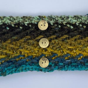 Pollinator Button Example Handmade Metal Pollinator Buttons 1