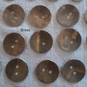 The Charm of Empress Handcrafted Brass Buttons S03