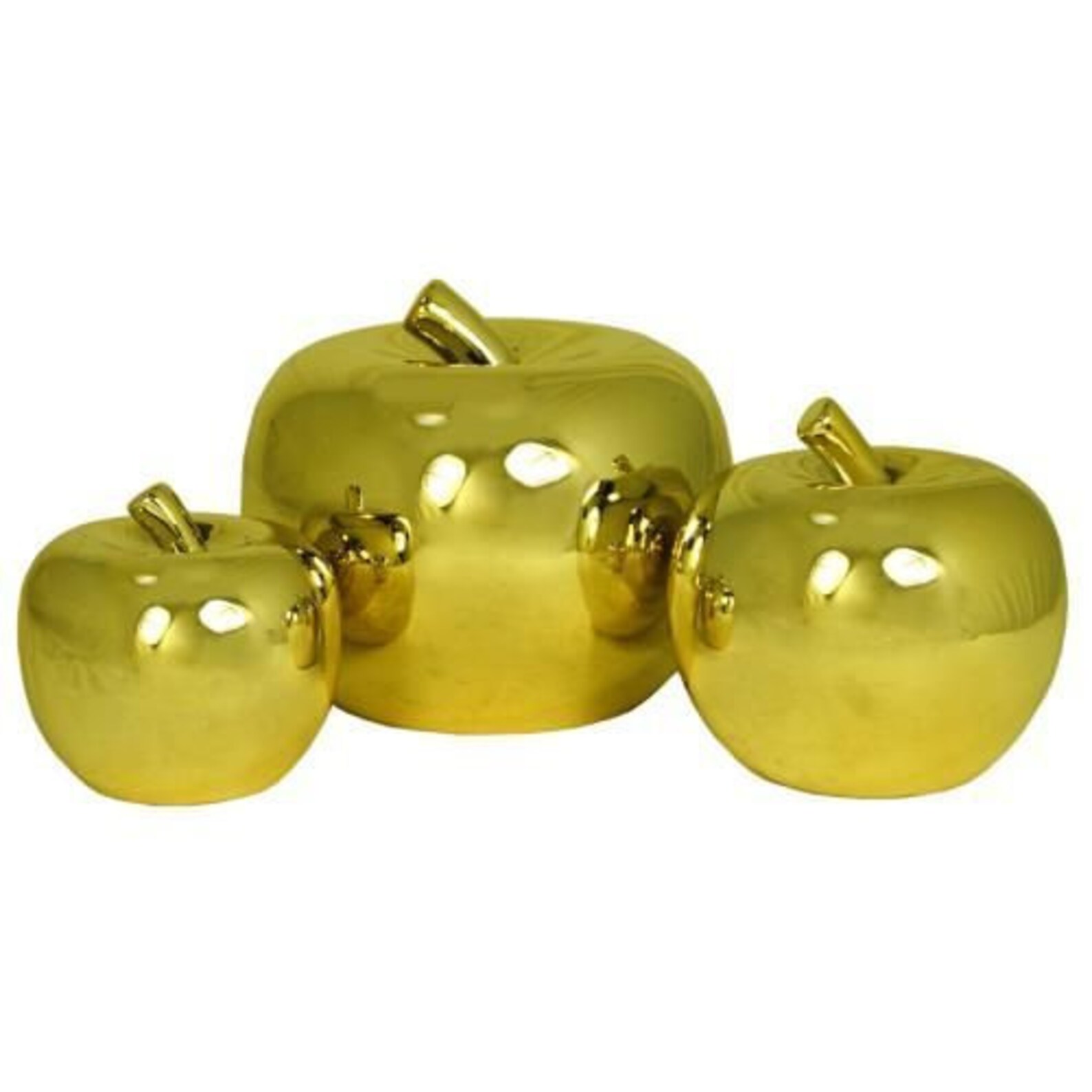 Decorative Ceramic Apple Set of 3 Decorative Fruits Kitchen Etsy