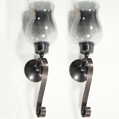 Metal Wall Sconce Candle Holder Hurricane Candle Holder 20 Etsy