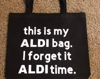 aldi canvas bolsas
