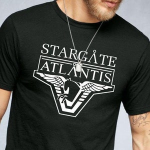Atlantis T-Shirt Vintage SG1 Top T Shirt Universe Tee SG Universe SGU The Ark of Truth Continuum Cheyenne Mountain Complex