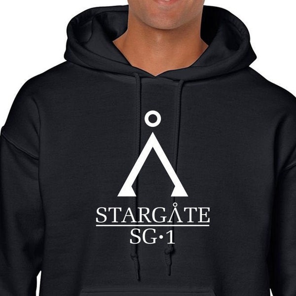 SG1 Hoodie Pullover Atlantis Kapuzenpullover SG Universe SGU The Ark of Truth Continuum Hood Schwarzer United States Pullover