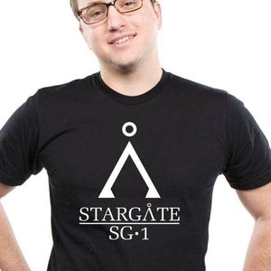 SG1 T-Shirt Vintage Atlantis Top Unisex T Shirt SG-1 Universe