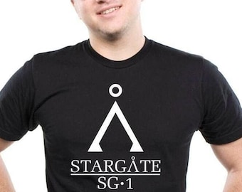SG1 T-Shirt Vintage Atlantis Top Unisex T Shirt SG-1 Universe