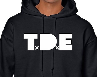 TDE DreamVille Hoodie Hooded Sweatshirt Pullover Hood Black Sweater Rap Hip Hop