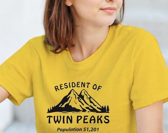Resident of Twin Peaks T-Shirt Retro Owls Black Lodge T Shirt Dale Cooper Red Room David Lynch Twin Peaks TV Series Graphic Tee