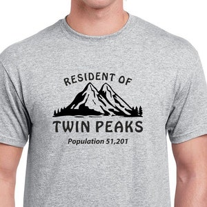 Resident of Twin Peaks T-Shirt Retro Owls Black Lodge T Shirt Dale Cooper Red Room David Lynch Twin Peaks TV Series Graphic Tee
