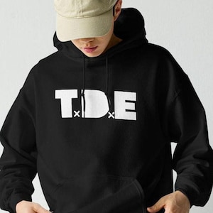 TDE DreamVille Hoodie Hooded Sweatshirt Pullover Hood Black Sweater Rap Hip Hop