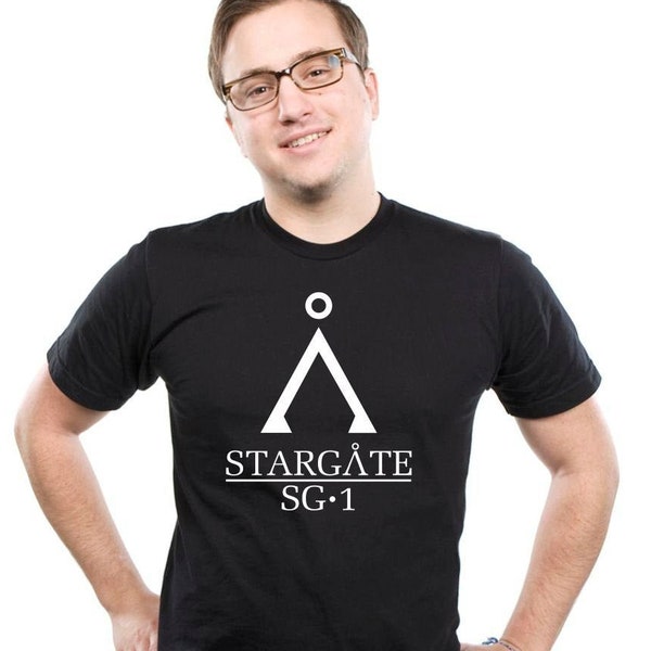 SG1 T-Shirt Vintage Atlantis Spitze T-Shirt Universum-T-Shirt
