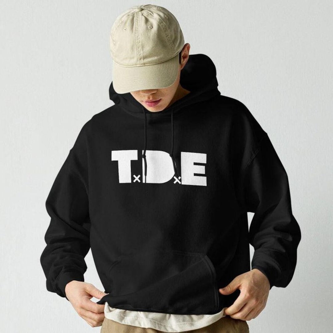 Buy TDE Dreamville Hoodie Hooded Sweatshirt Pullover Hood Black