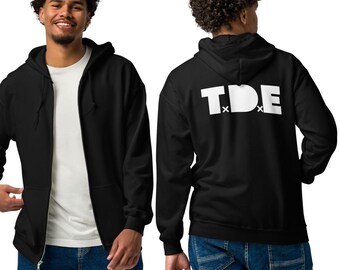 TDE Dreamville Hoodie Hooded Sweatshirt Pullover Hood Black