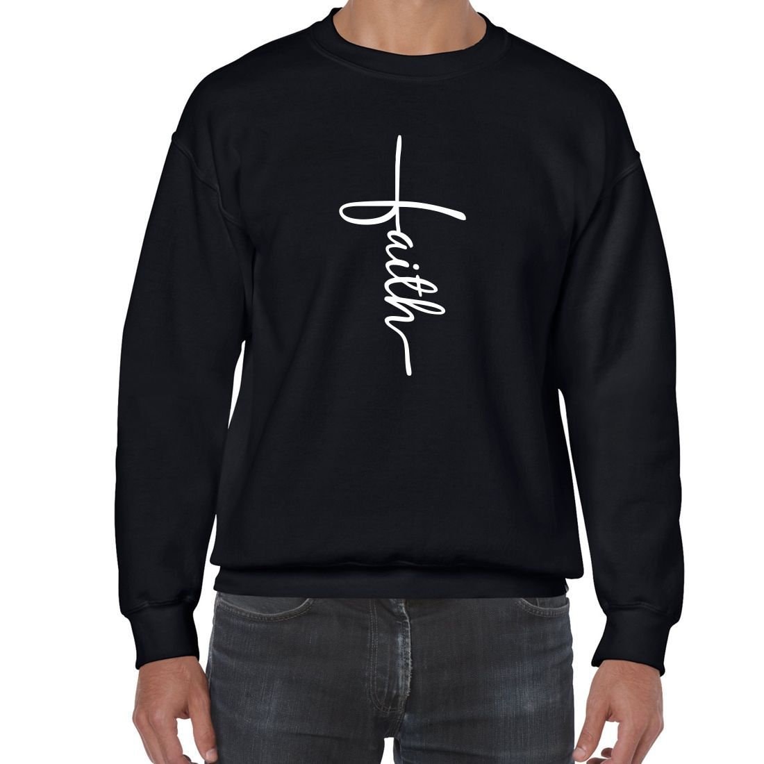 Faith Hoodie Jesus Christian Pullover Hooded Sweatshirt Unisex Etsy UK