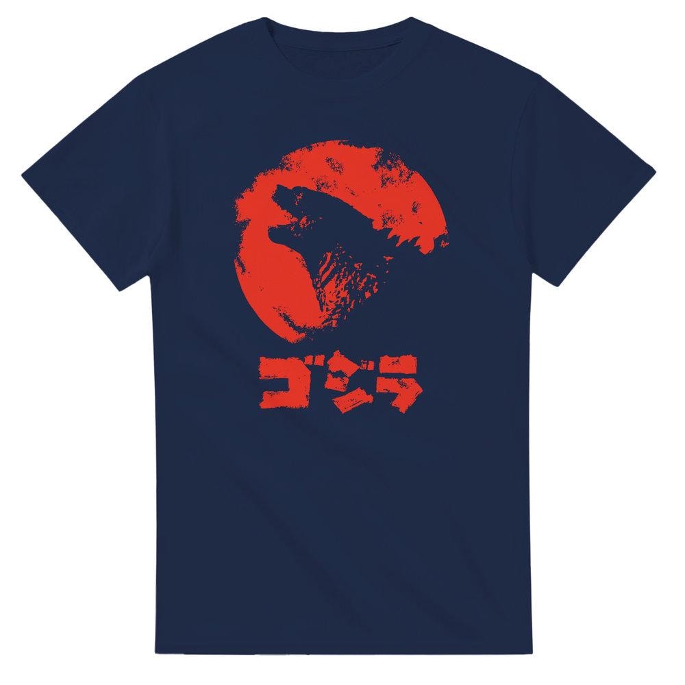 T-shirt Uomo Godzilla – Mostro Giapponese, Cotone 100%, Grigia, Cult Cinematografico - 2