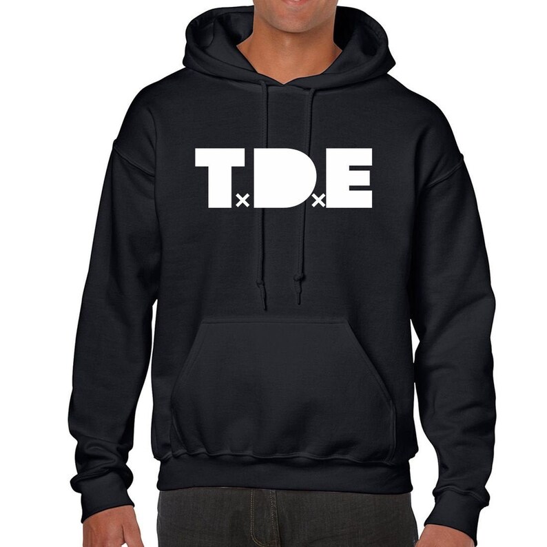 TDE Dreamville Hoodie Hooded Sweatshirt Pullover Hood Black Etsy