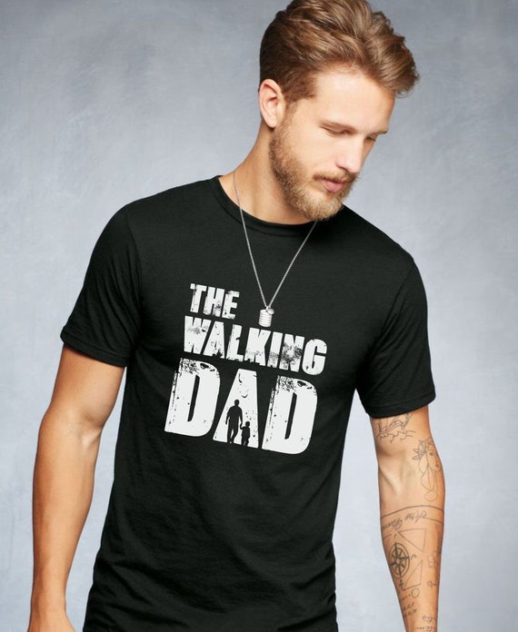 Inferieur achtergrond kabel Walking Dad T-shirt the Walking Dead Shirt Distorted T Shirt - Etsy